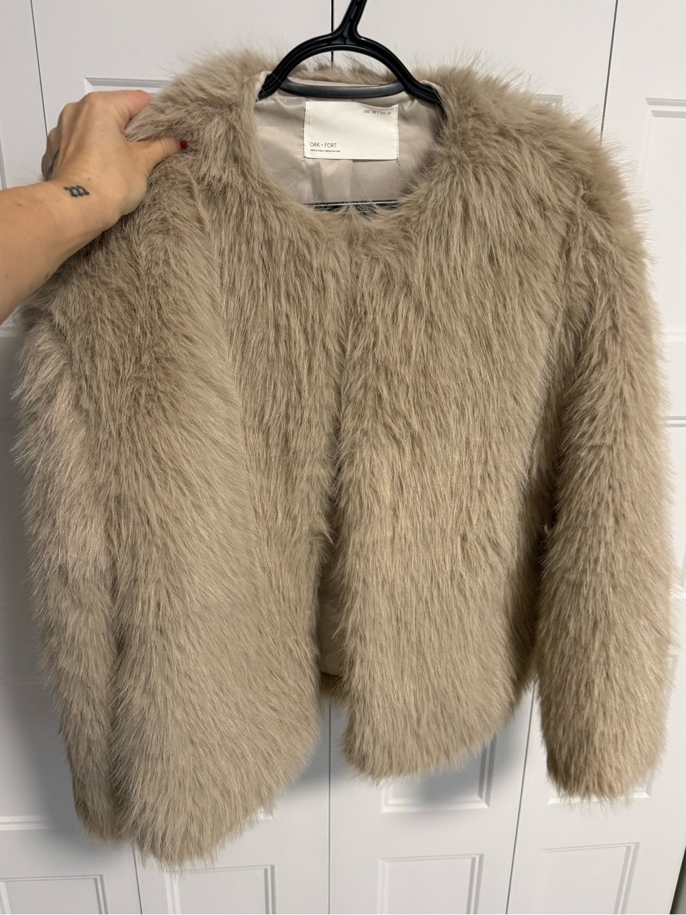 OAK + FORT fuzzy Jacket - Picture 6 of 6